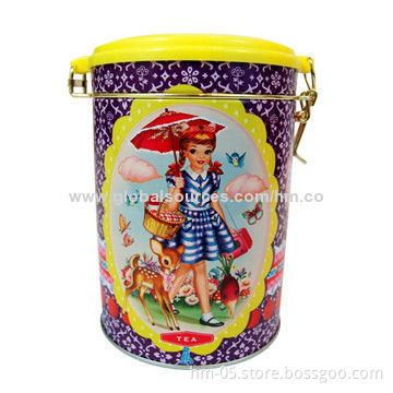 Food Sealed Tin Containers, Made of First Class Tinplate, Customized Packing Ways Accepted